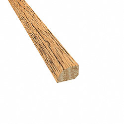 Prefinished Distressed Pepperell Hickory Hardwood 1/2 in thick x .75 in wide x 78 in Length Shoe Molding